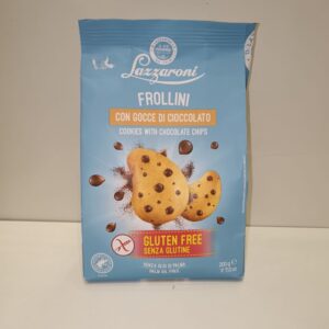 gluténmentes keksz csokoládé darabokkal