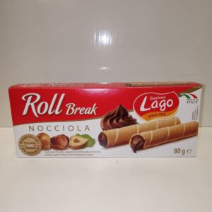 Ropogós ostyarúd mogyorós töltelékkel