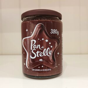 Pan di stelle mogyorókrém keksz darabokkal 380g
